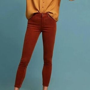 Citizens of Humanity Avedon 26 Women’s Low rise skinny rust red corduroy pant